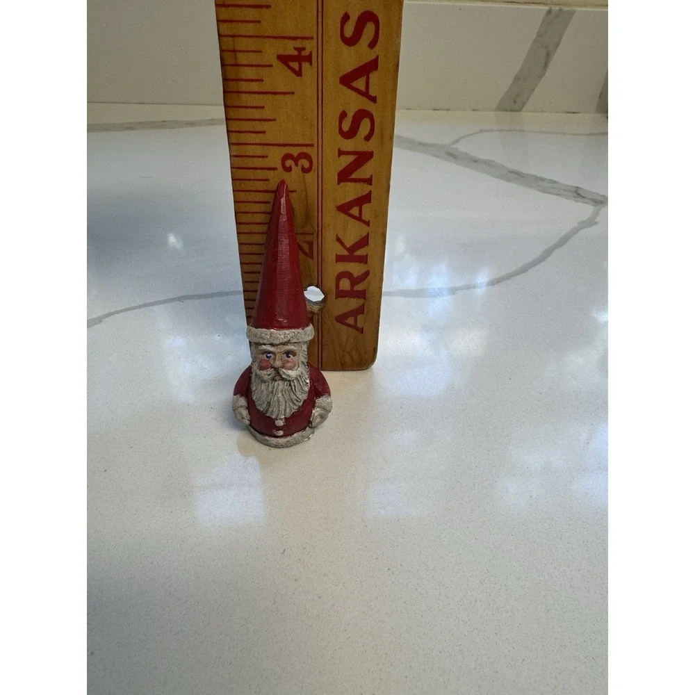 JIM SHORE MINI MINATURE SANTA‎ FIGURE FIGURINE EARLY RARE 1990 2-5/8